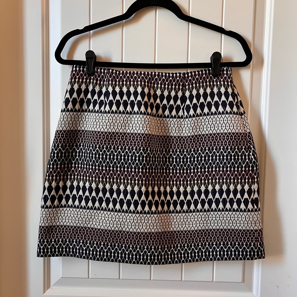 Ted Baker geometric pattern mini skirt